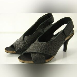 Pedro Garcia Maggie slingback leather heels, size 40.5, worn once.